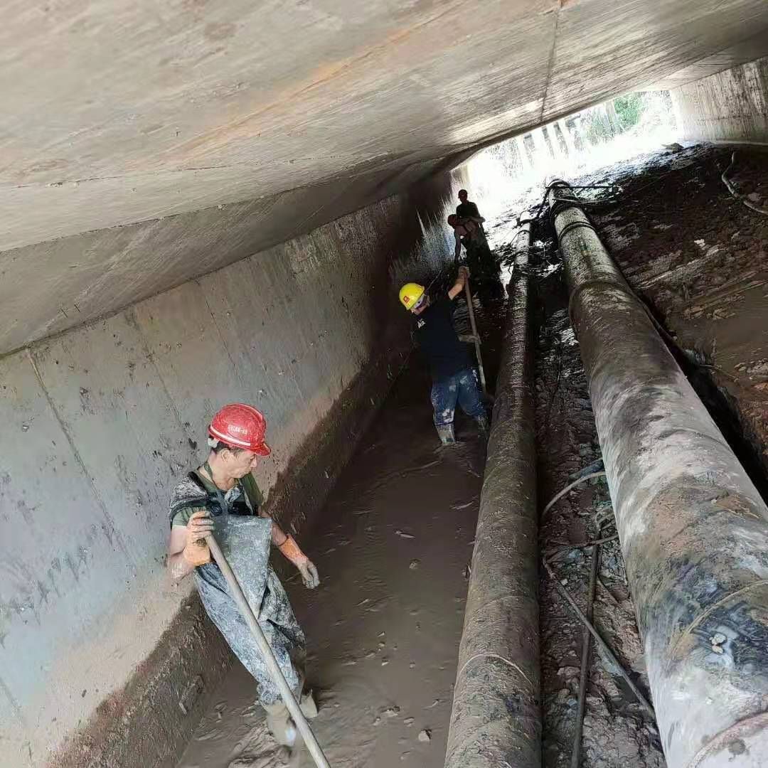 军垦路街道工业管道清淤